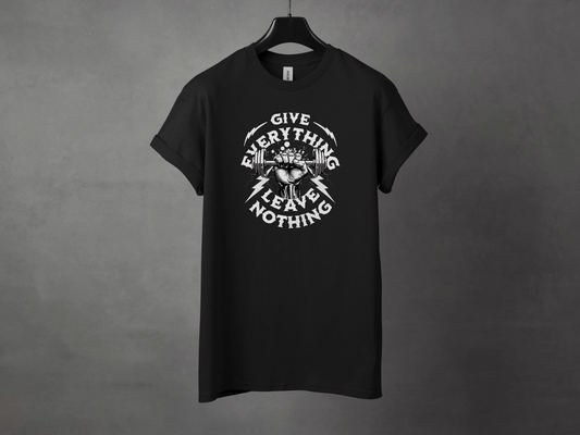 Give Everything Premium Gym Workout Tee - Asphalt Jungle Co
