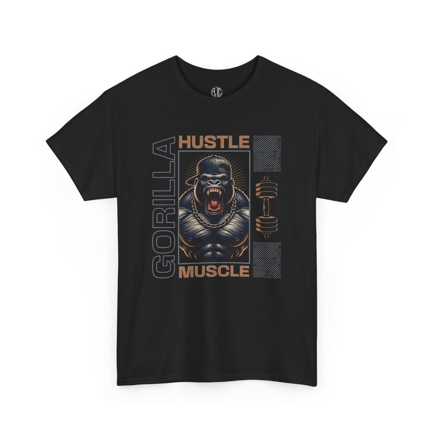 Gorilla Muscle Premium Gym Workout Tee - Asphalt Jungle Co
