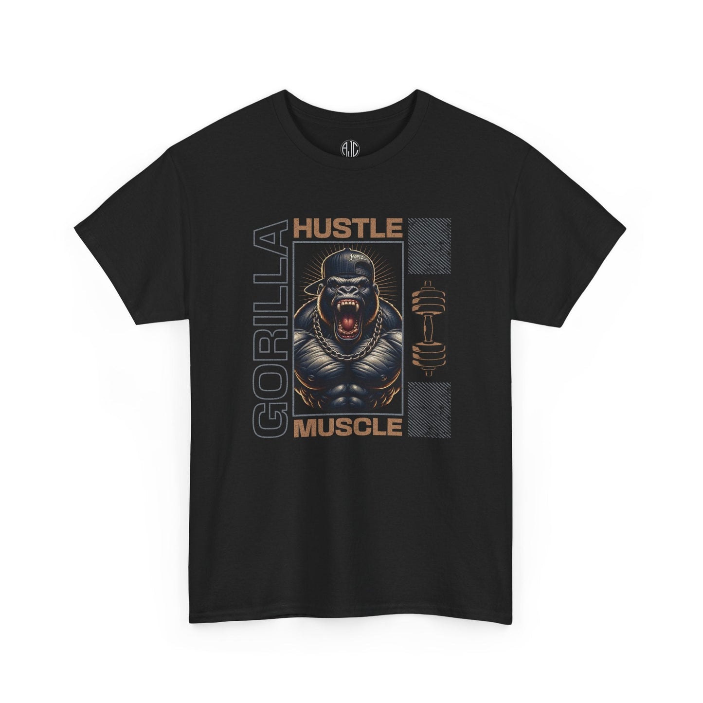 Gorilla Muscle Premium Gym Workout Tee - Asphalt Jungle Co