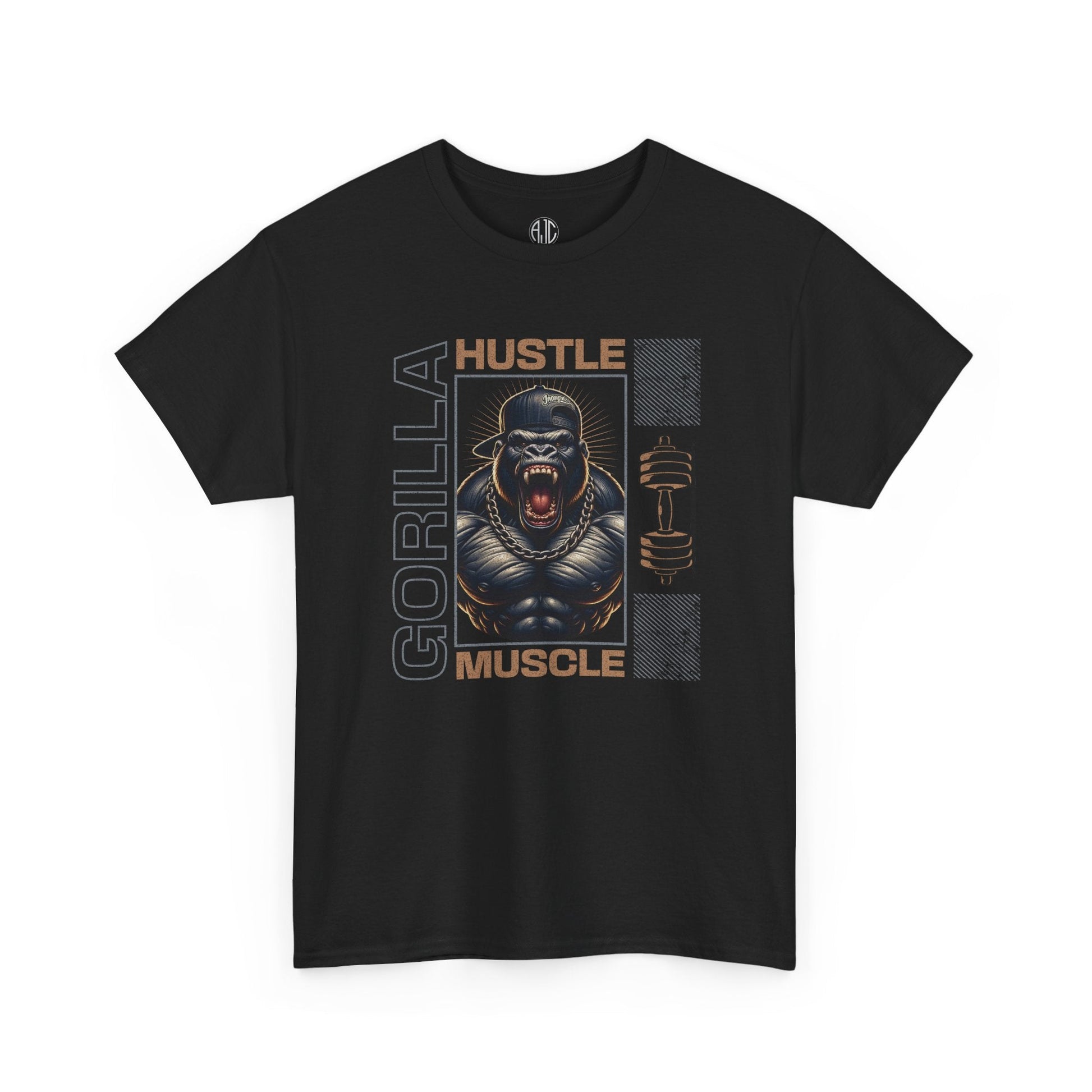 Gorilla Muscle Premium Gym Workout Tee - Asphalt Jungle Co