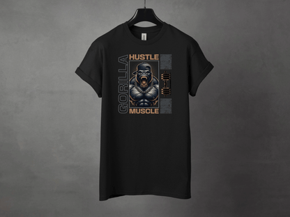 Gorilla Muscle Premium Gym Workout Tee - Asphalt Jungle Co