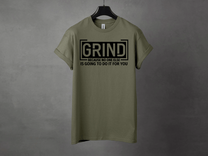GRINDING ALL MY LIFE PREMIUM TEE - Asphalt Jungle Co