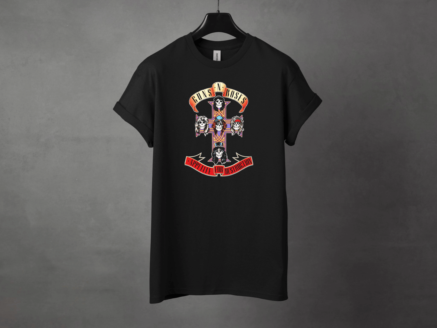 Guns N Roses 4 Premium Rock Tee - Asphalt Jungle Co