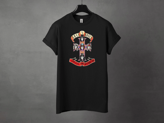Guns N Roses 4 Premium Rock Tee - Asphalt Jungle Co