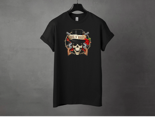 Guns N Roses 5 Premium Rock Tee - Asphalt Jungle Co