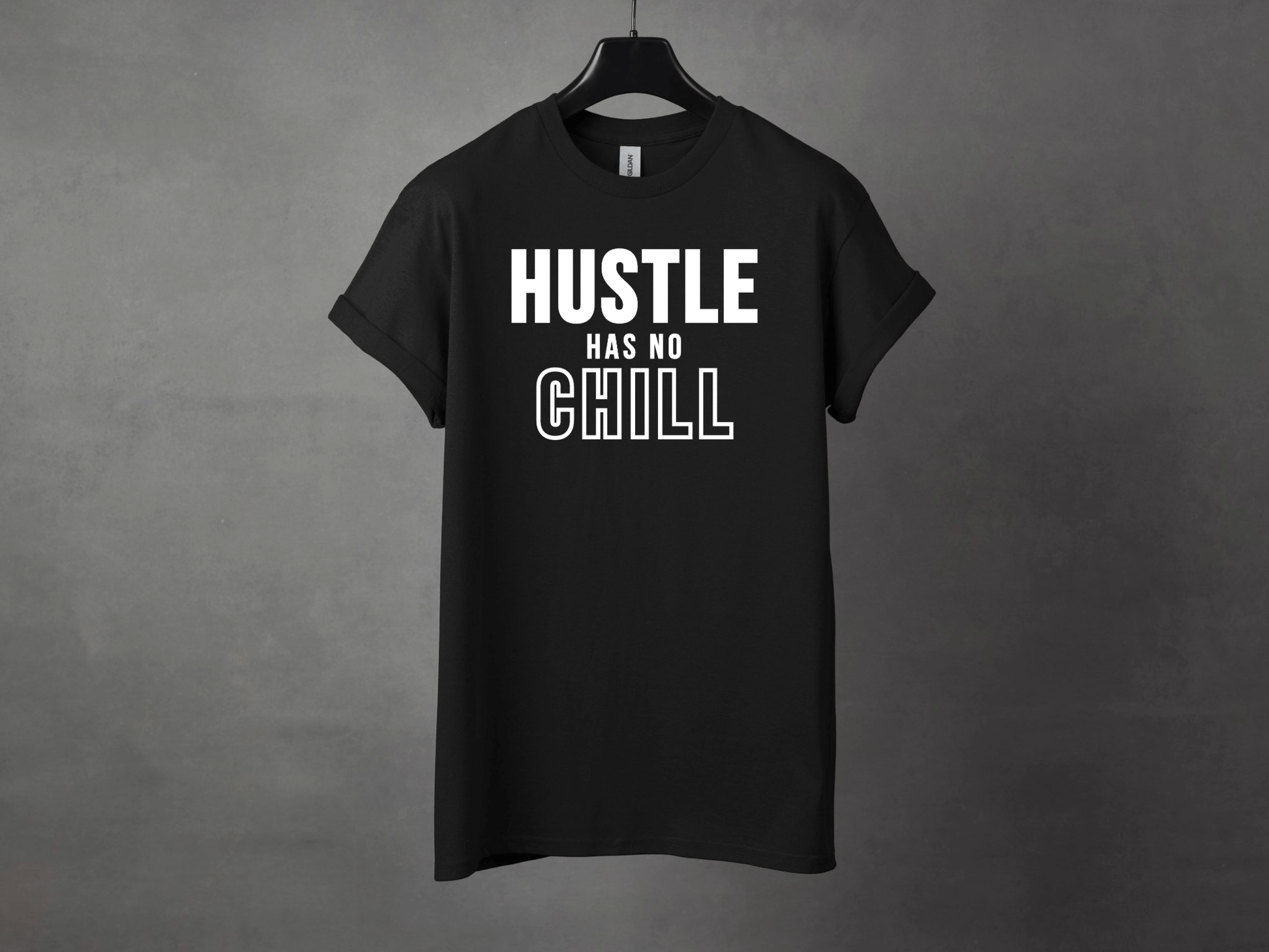 HUSTLE HAS NO CHILL PREMIUM TEE - Asphalt Jungle Co