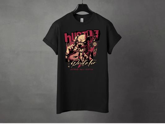 Hustle Predator Premium Streetwear Tee - Asphalt Jungle Co