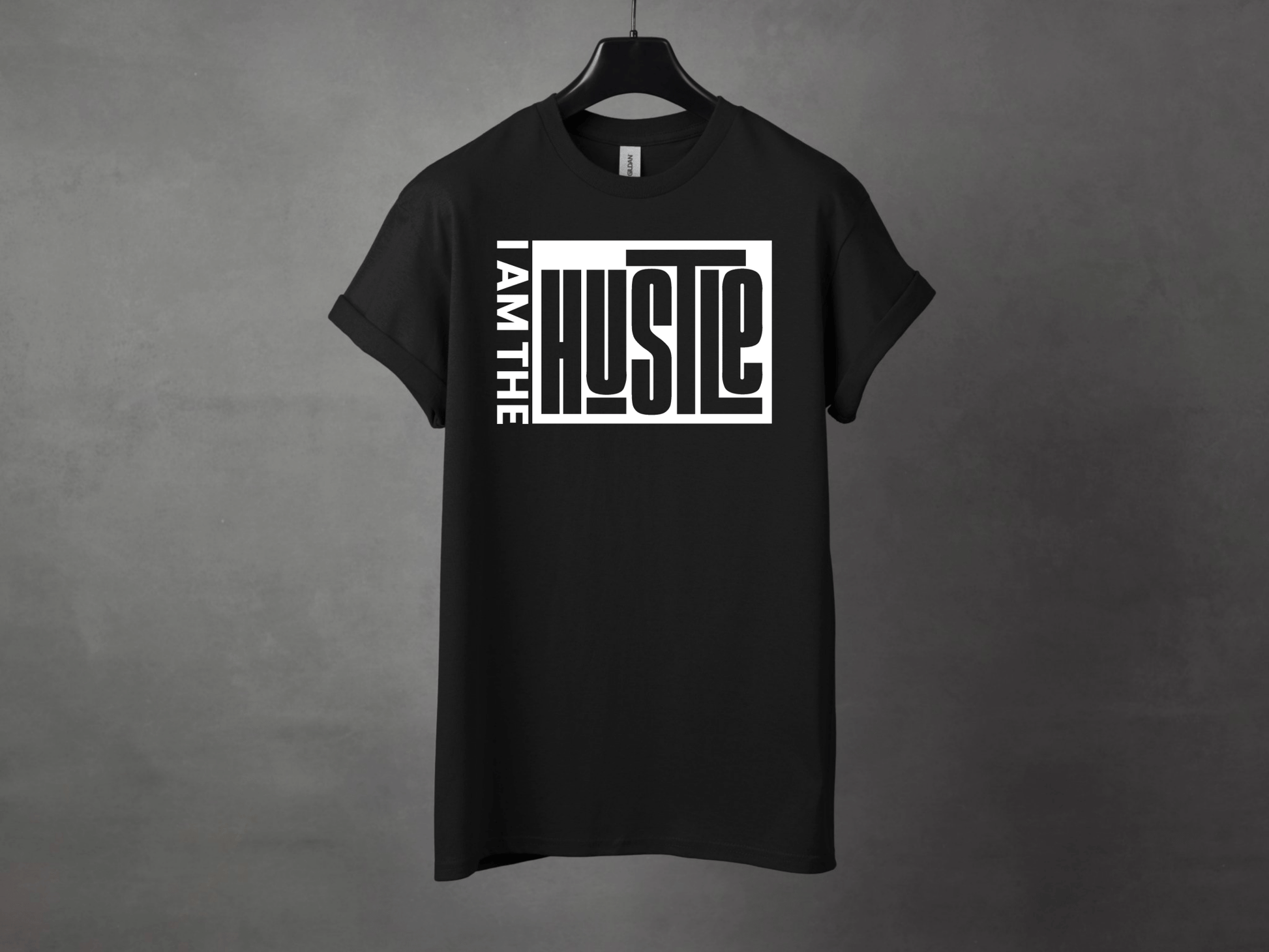 I AM THE HUSTLE PREMIUM TEE - Asphalt Jungle Co