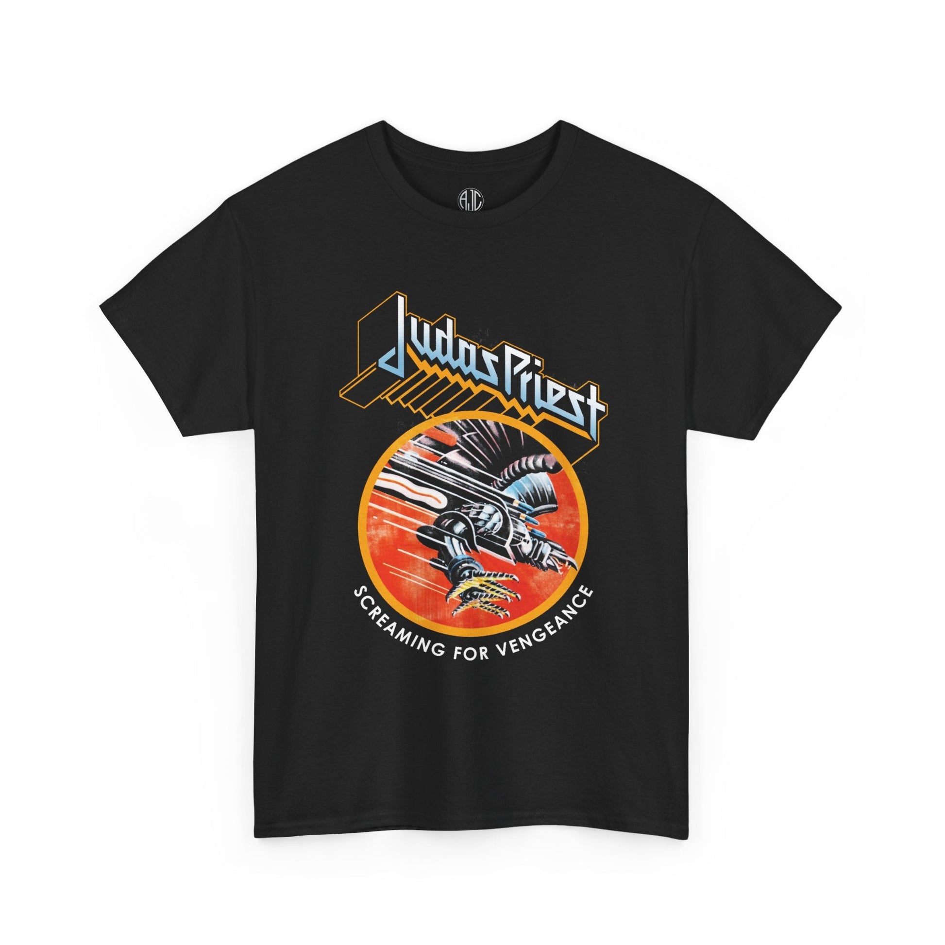 Judas Priest Screaming For Vengeance Premium Metal Tee - Asphalt Jungle Co