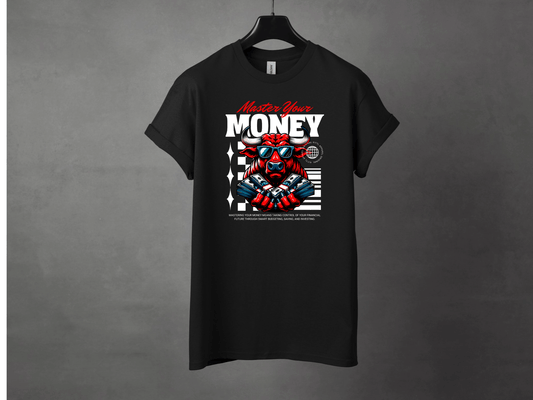 Master Your Money Premium Streetwear Tee - Asphalt Jungle Co