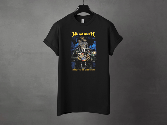 Megadeth Symphony Of Destruction Premium Metal Tee - Asphalt Jungle Co