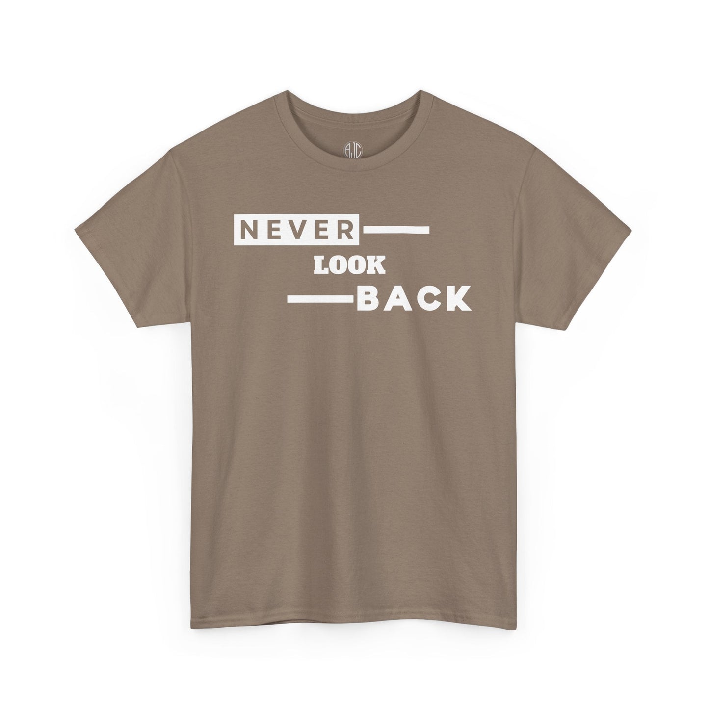 NEVER LOOK BACK PREMIUM TEE - Asphalt Jungle Co