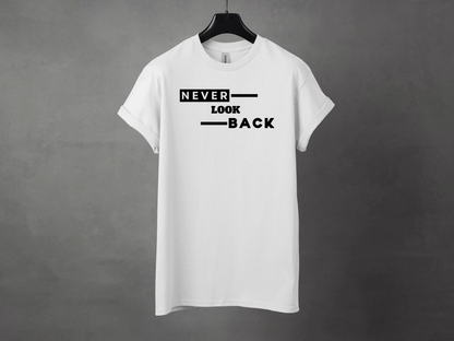 NEVER LOOK BACK PREMIUM TEE - Asphalt Jungle Co
