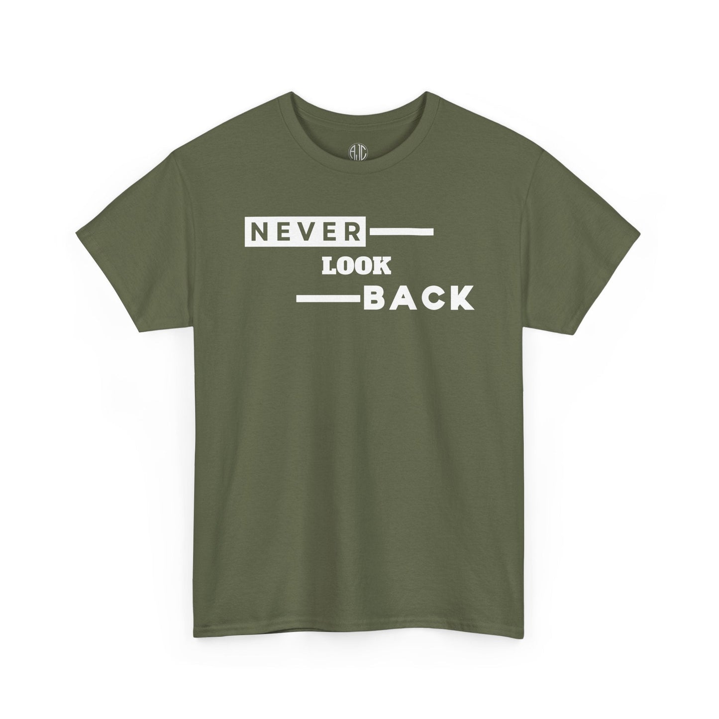 NEVER LOOK BACK PREMIUM TEE - Asphalt Jungle Co
