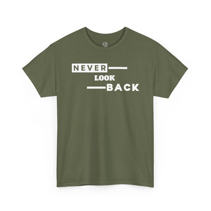 NEVER LOOK BACK PREMIUM TEE - Asphalt Jungle Co