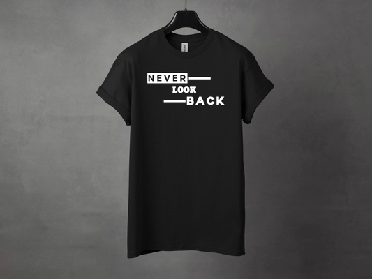 NEVER LOOK BACK PREMIUM TEE - Asphalt Jungle Co