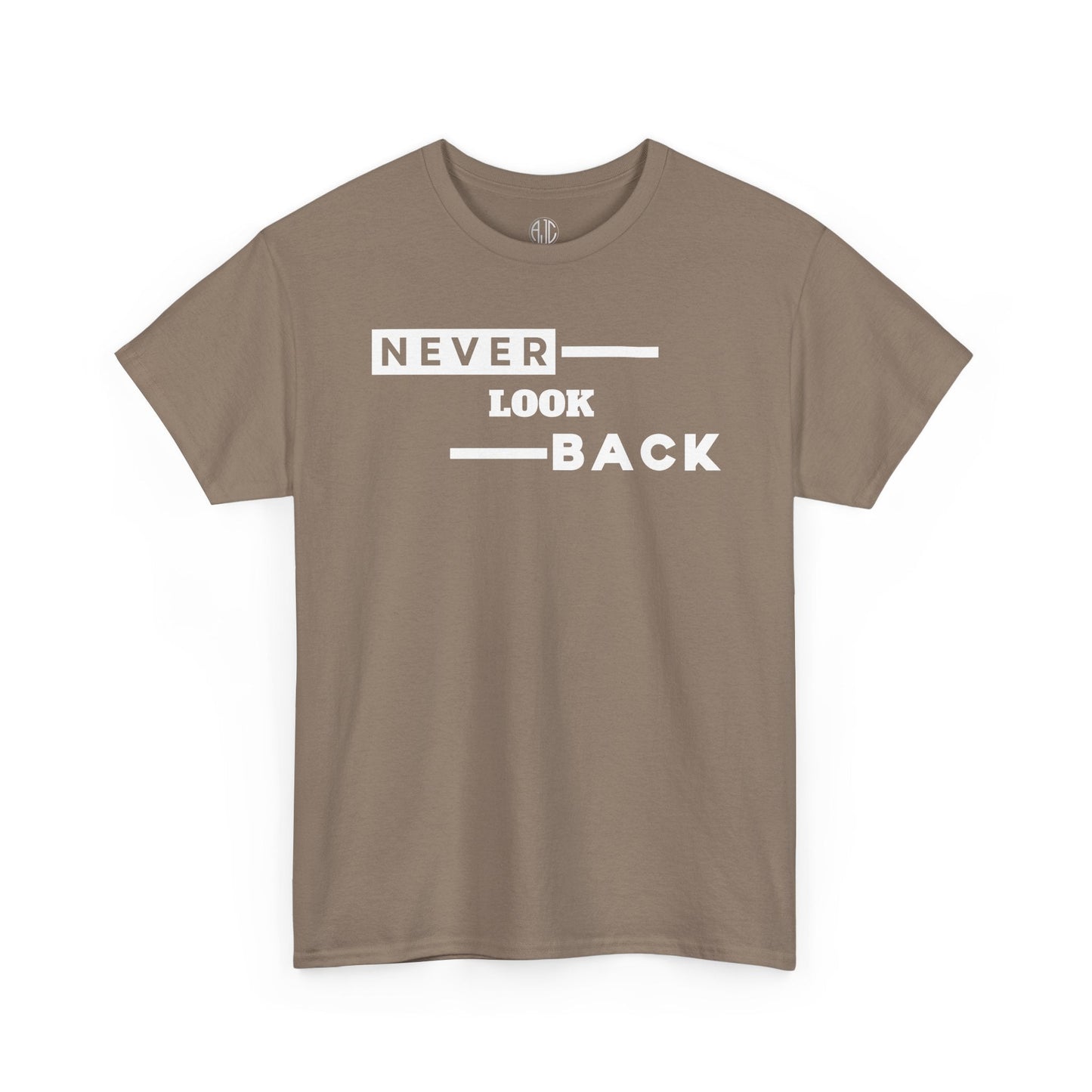 NEVER LOOK BACK PREMIUM TEE - Asphalt Jungle Co
