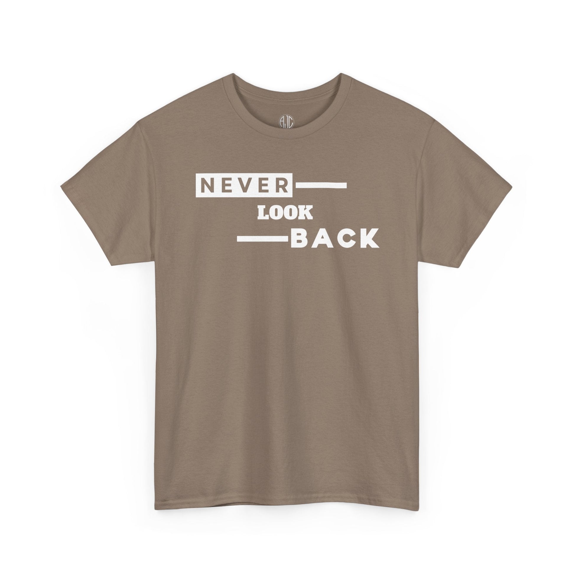 NEVER LOOK BACK PREMIUM TEE - Asphalt Jungle Co