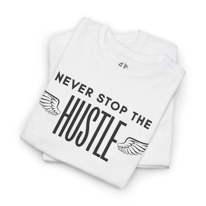 NEVER STOP THE HUSTLE PREMIUM TEE - Asphalt Jungle Co