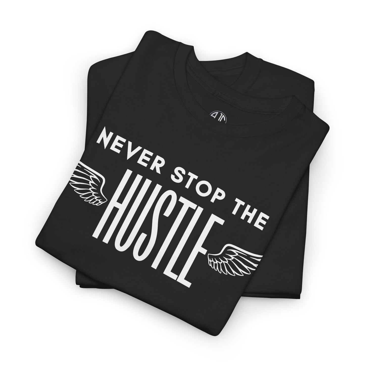 NEVER STOP THE HUSTLE PREMIUM TEE - Asphalt Jungle Co