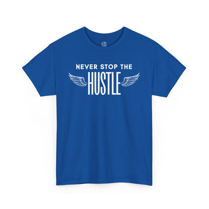 NEVER STOP THE HUSTLE PREMIUM TEE - Asphalt Jungle Co