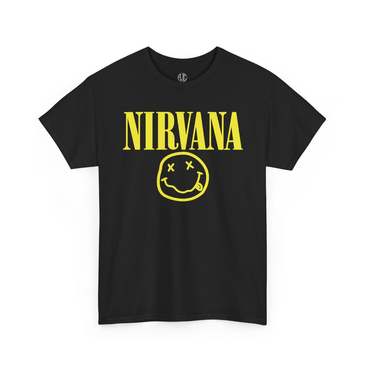 Nirvana Smiley Face Premium Grunge Tee - Asphalt Jungle Co