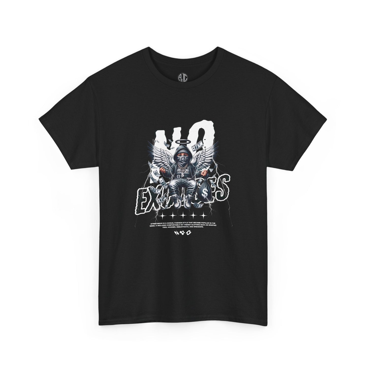 No Excuses Premium Streetwear Tee - Asphalt Jungle Co