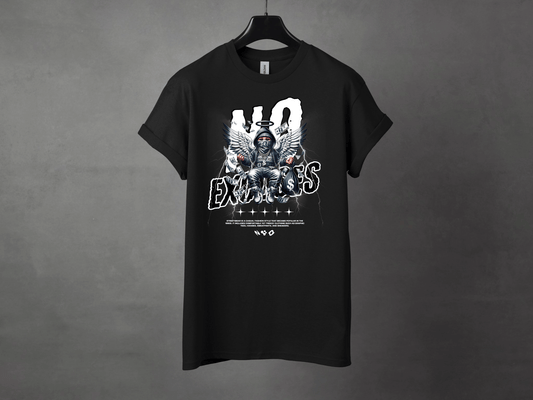 No Excuses Premium Streetwear Tee - Asphalt Jungle Co