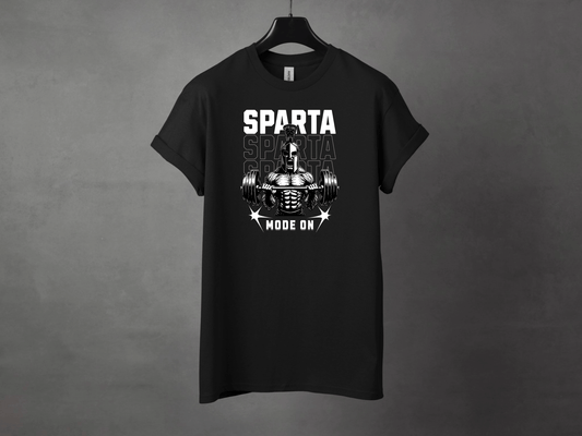 Sparta Mode Premium Gym Workout Tee - Asphalt Jungle Co
