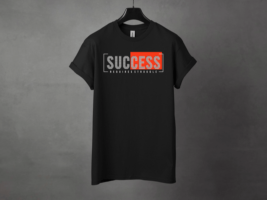 SUCCESS REQUIRES STRUGGLE PREMIUM TEE - Asphalt Jungle Co