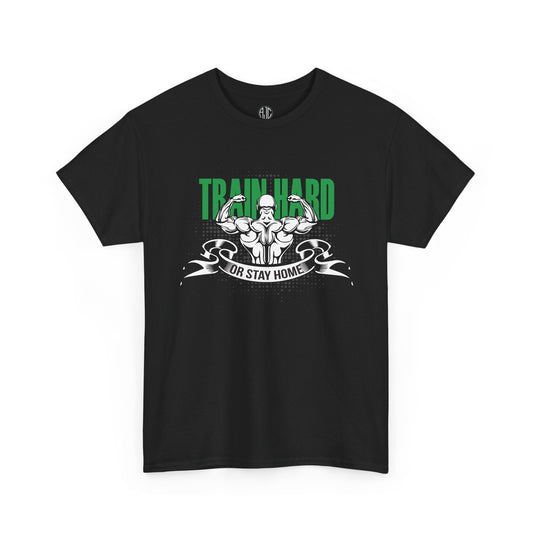 Train Hard Premium Gym Workout Tee - Asphalt Jungle Co