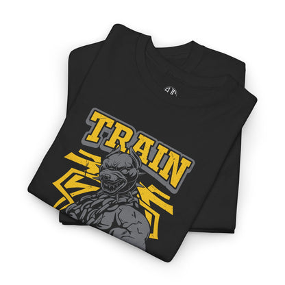 Train Like A Monster Premium Gym Workout Tee - Asphalt Jungle Co