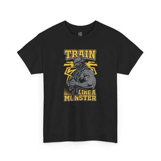 Train Like A Monster Premium Gym Workout Tee - Asphalt Jungle Co