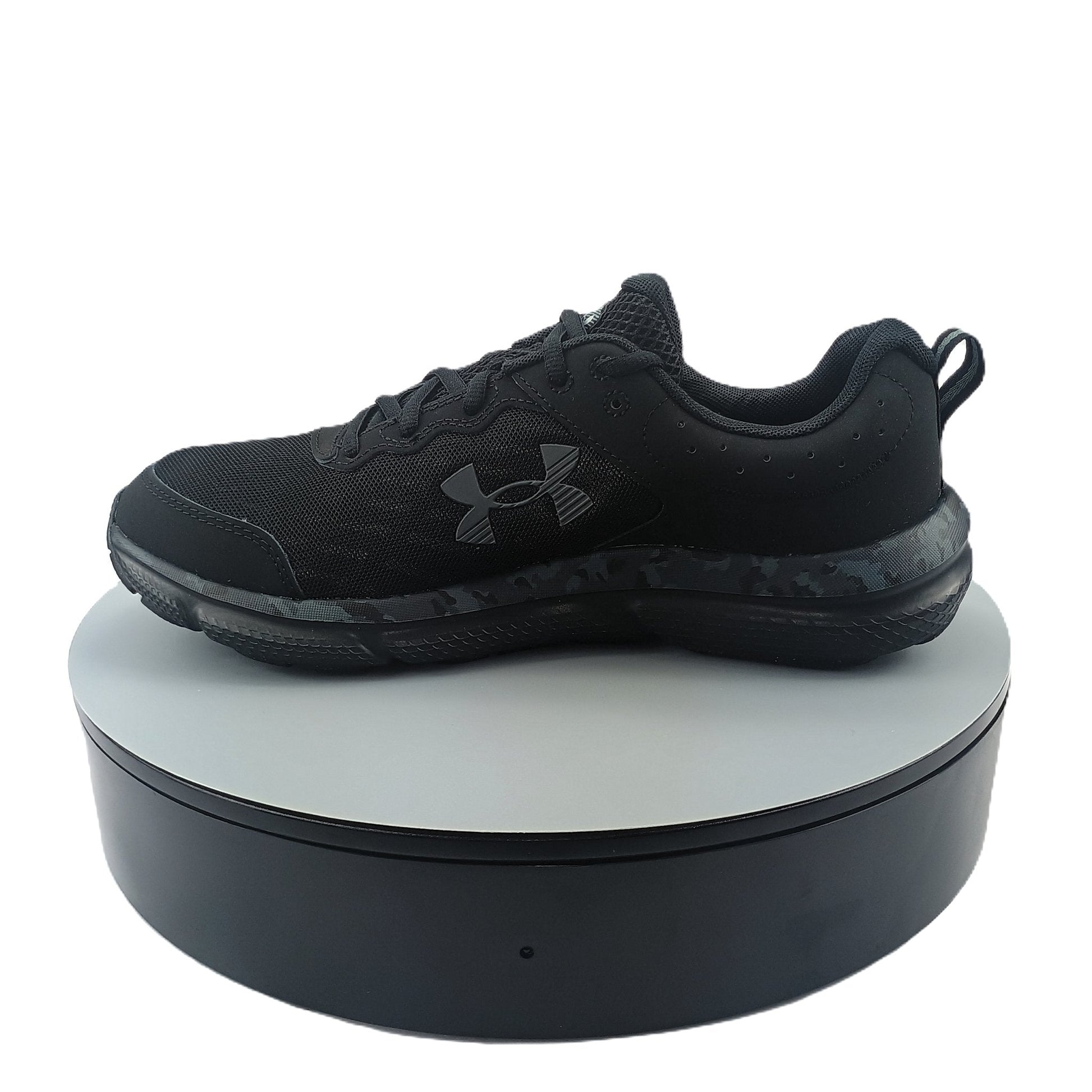 UNDER ARMOUR CHARGED ASSERT 10 CAMO BLACK MENS SHOES - Asphalt Jungle Co