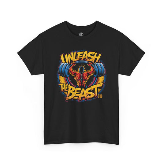 Unleash The Beast Premium Gym Workout Tee - Asphalt Jungle Co