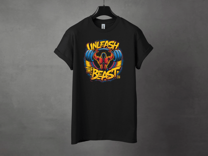 Unleash The Beast Premium Gym Workout Tee - Asphalt Jungle Co