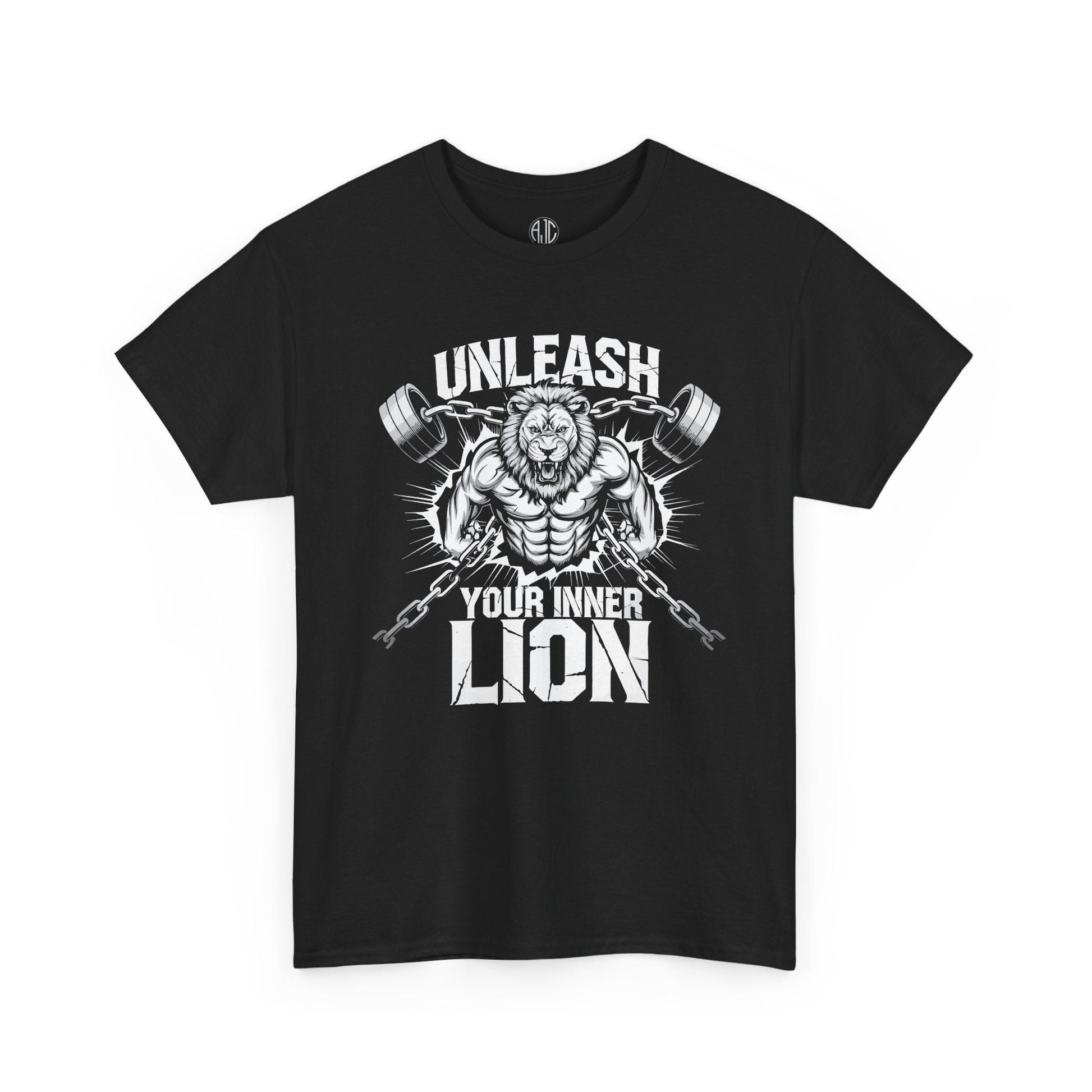 Unleash Your Inner Lion Premium Gym Workout Tee - Asphalt Jungle Co