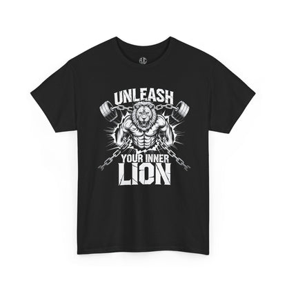Unleash Your Inner Lion Premium Gym Workout Tee - Asphalt Jungle Co
