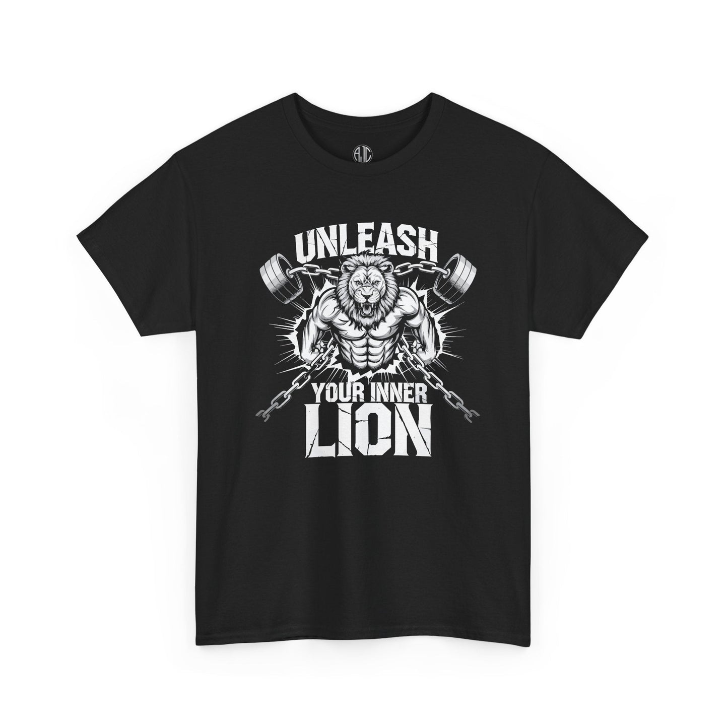 Unleash Your Inner Lion Premium Gym Workout Tee - Asphalt Jungle Co
