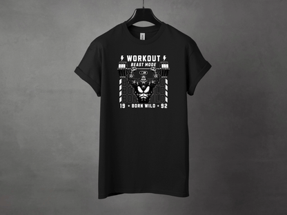 Workout Beastmode Premium Gym Tee - Asphalt Jungle Co