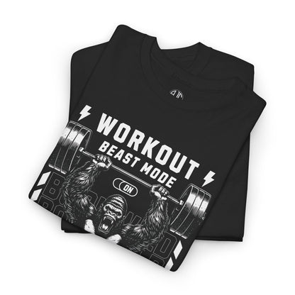 Workout Beastmode Premium Gym Tee - Asphalt Jungle Co