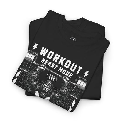 Workout Beastmode Premium Gym Tee - Asphalt Jungle Co
